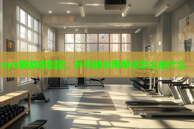 ayx爱游戏集团：乒乓球台用单位怎么是什么