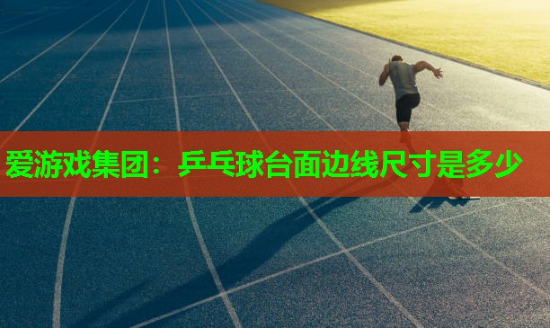 爱游戏集团：乒乓球台面边线尺寸是多少