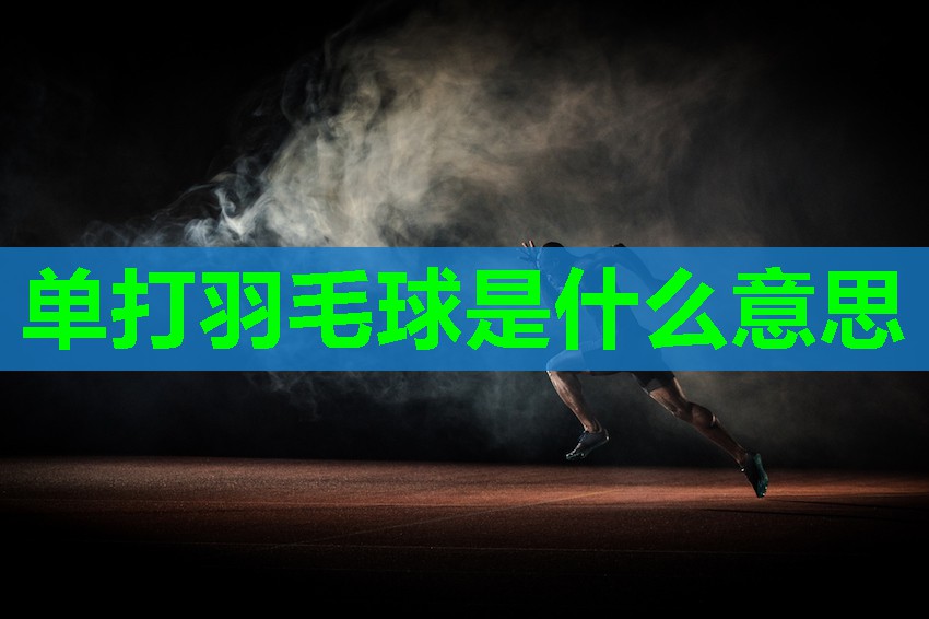 单打羽毛球是什么意思